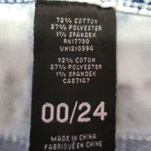 Mossimo Mid Rise Bleached Jeans Leggings Jeggings - Picture 11 of 11